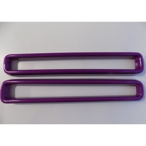 Front Grille Inserts Cover Trim Kit fit for 2015-2021 Dodge Challenger (Purple) - Picture 2 of 8